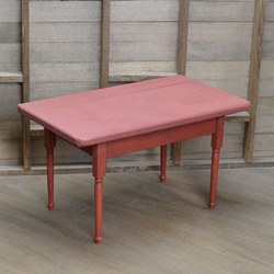 Kitchen Table Red